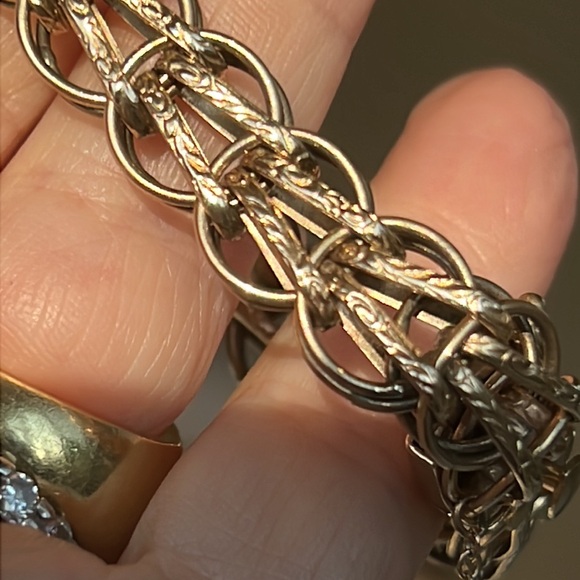 14 karat gold, Vintage, Bracelet - Picture 6 of 13